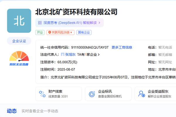 央企6.5亿元成立新公司 布局电池回收 - 良天资讯