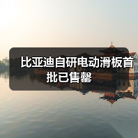 比亚迪钛7电动滑板售罄 补货中 提升出行体验(图3)