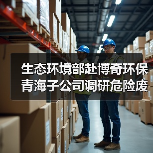 生态环境部赴博奇环保青海子公司调研危险废物处置工作(图2)