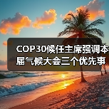 COP30候任主席强调本届气候大会三个优先事项(图4)