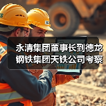 永清集团调研天铁公司 推动精益管理与绿色转型高质量发展(图2)