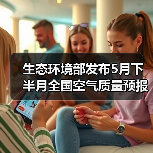 全国5月下半月空气质量预报：臭氧与PM10污染预警(图1)