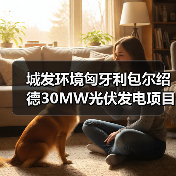 城发环境匈牙利包尔绍德30MW光伏发电项目动工(图2) 中匈绿色能源合作再升级 包尔绍德光伏项目正式开工(图2)