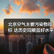 北京PM2.5持续下降 空气质量显著改善(图3)