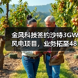 沙特3GW风电项目落地，金风科技拓展全球市场(图4)