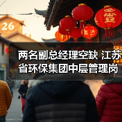 江苏省环保集团公开招聘副总经理，审计法务与监测监控岗位(图1)