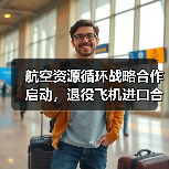 退役飞机如何实现绿色循环？资环绿投携手中飞后市场打造新模式(图1)