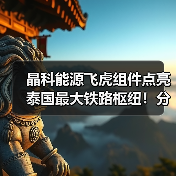 晶科能源飞虎组件点亮泰国最大铁路枢纽!分布式光伏新标杆(图2) 泰国最大铁路枢纽分布式光伏项目如何实现高效发电?(图2)