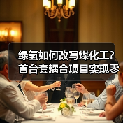 绿氢如何改写煤化工？首台套耦合项目实现零碳突破 - 玄熵良天资讯