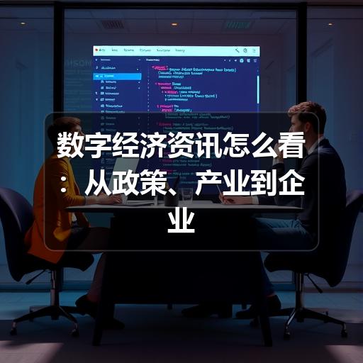 数字经济资讯怎么看：从政策、产业到企业应