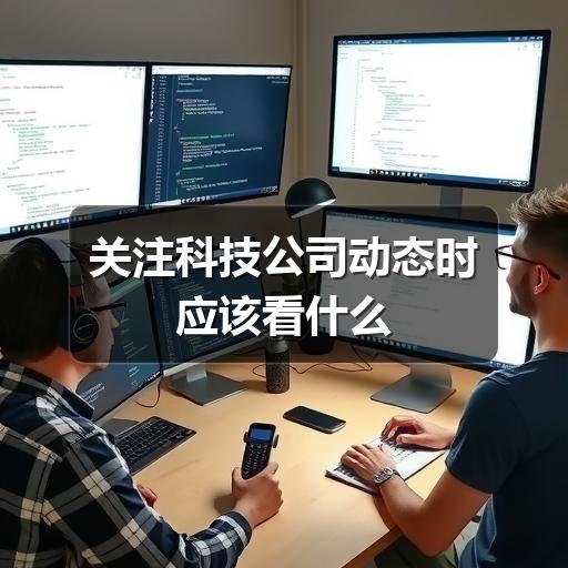 关注科技公司动态时应该看什么(图2) 关注科技公司动态时应该看什么(图2)