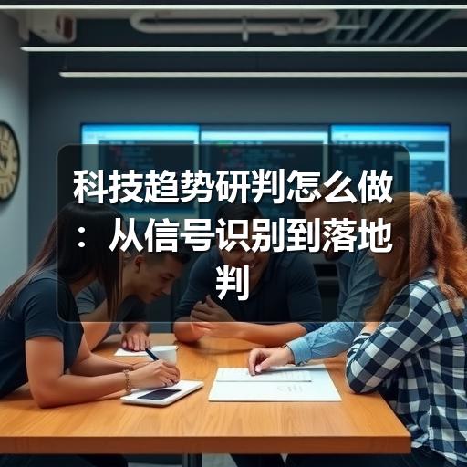 科技趋势研判怎么做:从信号识别到落地判断的实用方法(图1) 科技趋势研判怎么做:从信号识别到落地判断的实用方法(图1)