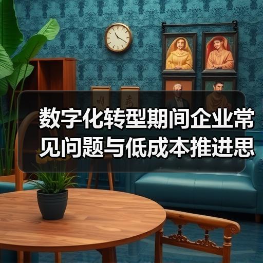 数字化转型期间企业常见问题与低成本推进思路 - 玄熵良天资讯