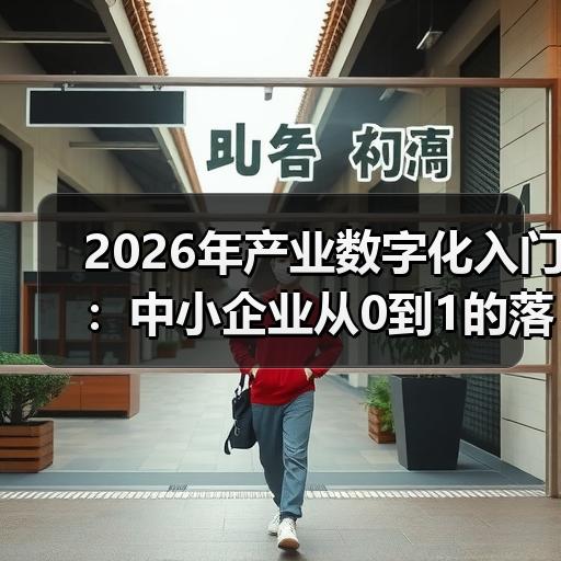 2026年产业数字化入门：中小企业从0到