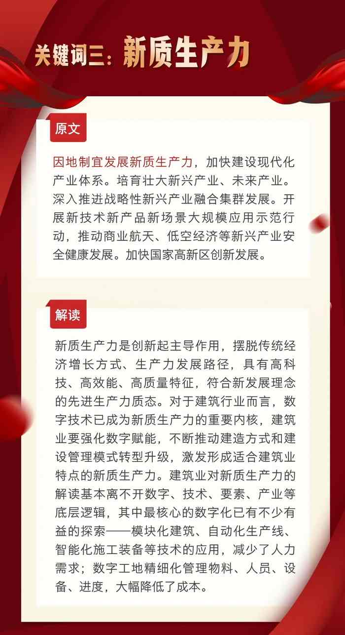 政府工作报告建筑行业解读：十大关键词洞察发展新机遇(图3)