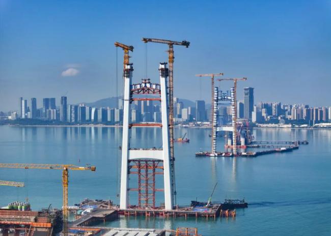 厦金大桥建设取得里程碑进展，世界纪录彰显中国基建实力(图2)