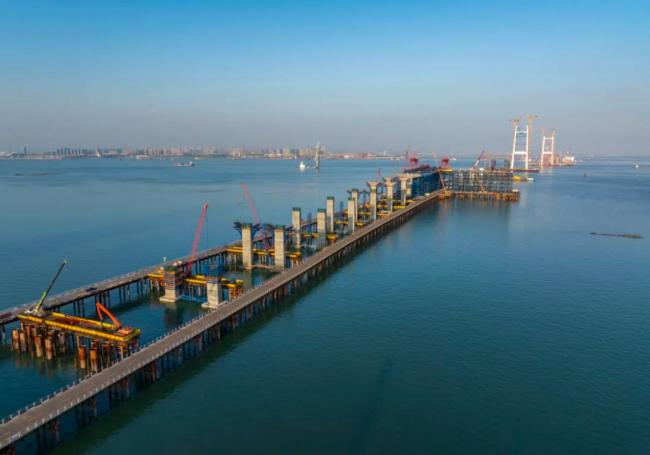 厦金大桥建设取得里程碑进展，世界纪录彰显中国基建实力(图1)